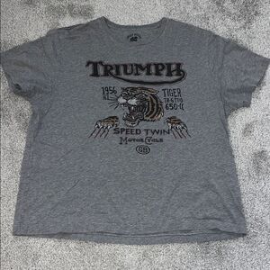 Triumph Tiger GB England 1956 Speed Twin collector Motorcycle Bike T Shirt XXL